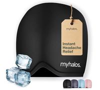 MyHalos® Gorro de Alivio de Migraña - Compresa de Hielo Portátil Gorro Envolvente Frío - Gorro Reutilizable de Terapia Fría para Dolor de Cabeza y Migraña, para Alivio de Dolor de Cabeza por Tensión y