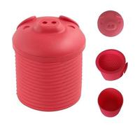 MYHJL tarro de silicona con cepa recipiente de grasa de tocino lata de aceite para freír con separador de tapa Almacenamiento de alimentos Recipientes de grasa Olla de filtro de cocina Olla de cocina