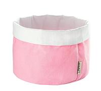 myHodo Cesta de Almacenamiento de Tela para Ropa de Bebé, 100% Algodón, para Guardar Pañales en el Cambiador, Cesta Organizadora para Cambiador, para la Habitación de los Niños (20 cm, Rosa)
