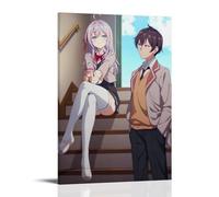 MYHRDF Alya Sometimes Hides Her Feelings in RussianLiving Room Wall Art - Lienzo multifuncional impermeable para el hogar, oficina, resistente a los rayos UV, sin marco, estilo 60 x 90 cm