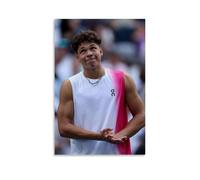 MYHRDF Ben Shelton - Lienzo decorativo para pared de sala de estar, impermeable, multifuncional, resistente a los rayos UV, sin marco, estilo 50 x 75 cm