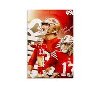 MYHRDF Brock PurdyLiving - Lienzo decorativo para pared, impermeable, multifuncional, resistente a los rayos UV, sin marco, estilo 30 x 45 cm