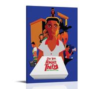 MYHRDF Do The Right ThingLiving - Lienzo multifuncional impermeable para pared, resistente a los rayos UV, sin marco, estilo 30 x 45 cm