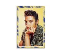 MYHRDF Elvis Presley- Lienzo decorativo para pared de sala de estar, impermeable, multifuncional, resistente a los rayos UV, sin marco, estilo 50 x 75 cm