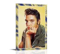 MYHRDF Elvis PresleyLiving - Lienzo decorativo para pared de sala de estar, impermeable, multifuncional, resistente a los rayos UV, sin marco, estilo 60 x 90 cm