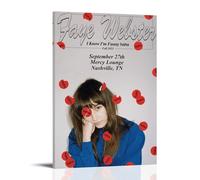 MYHRDF Faye Webster I Know I'm Funny HahaLiving Room - Lienzo decorativo para pared, impermeable, multifuncional, resistente a los rayos UV, sin marco, estilo 50 x 75 cm