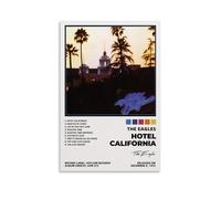 MYHRDF Hotel California by The EaglesLiving - Lienzo decorativo para pared, impermeable, multifuncional, resistente a los rayos UV, sin marco, estilo 50 x 75 cm
