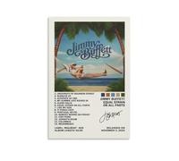 MYHRDF Jimmy Buffett Equal Strain on All PartsLiving Room Wall Art - Lienzo multifuncional impermeable para el hogar, oficina, resistente a los rayos UV, sin marco, estilo 30 x 45 cm