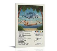 MYHRDF Jimmy Buffett Equal Strain on All PartsLiving Room Wall Art - Lienzo multifuncional impermeable para el hogar, oficina, resistente a los rayos UV, sin marco, estilo 30 x 45 cm