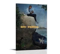 MYHRDF Lil Baby My TurnLiving Room - Lienzo decorativo para pared, impermeable, multifuncional, resistente a los rayos UV, sin marco, estilo 60 x 90 cm