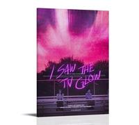 MYHRDF Póster con texto en inglés "I Saw The TV Glow by Various Artists", arte de pared para sala de estar, impermeable, multifuncional, resistente a los rayos UV, sin marco, estilo 16 x 24 pulgadas