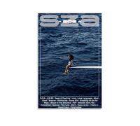 MYHRDF SOS by SZALiving - Lienzo decorativo para pared, impermeable, multifuncional, resistente a los rayos UV, sin marco, estilo sin marco, 60 x 90 cm