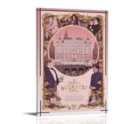 MYHRDF The Grand Budapest HotelLiving - Lienzo decorativo para pared, impermeable, multifuncional, resistente a los rayos UV, sin marco, estilo 60 x 90 cm