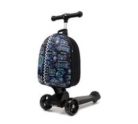 MYHSBYO Maleta para niños de 20 pulgadas con asa ajustable, plegable y ligera, azul (03 Dark Blue), Lindo