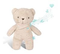 myHummy Osito 5en1 con Luz - Sonidos Calmantes, Luz Nocturna y Sensor de Llanto - Peluche para Dormir para Bebés - Color Beis