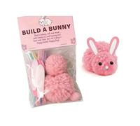 MYIHUIHUI Construya un kit de artesanía de Pascua de conejito Construya su propio conejito Decoración DIY Haga sus propios conejos de peluche for niños(Pink)