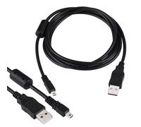 myikenjoy Cable cargador de cámara para Casio Exilim EX-H60 EX-ZS220 EX-N50 QV-R200, cable de transferencia de datos de 8 pines de repuesto para Casio EMC-5U de 3.3 pies