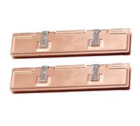 Myingaou 2 Piezas de Radiador Disipador de Calor RAM de Cobre Puro para Ram Enfriador de Memoria Disipador de Calor de RefrigeracióN Radiador de Memoria de Escritorio DDR2 DDR3 DDR4