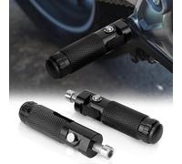 MYJDML 2 Piezas Reposapiés para Motocicleta para Benelli BN 125 2018-2024, 8mm Estriberas De Motocicleta CNC Aluminio Reposapiés Delantero Y Trasero Pedal Motocicleta