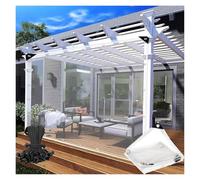 MYJIO Lona Transparente Cortina PVC Transparente Aplicable para Toldos De Balcón, Protección contra La Lluvia, Techos, Invernaderos, Aislamiento Térmico De Plantas(2.5x3m/8.2x9.84ft)