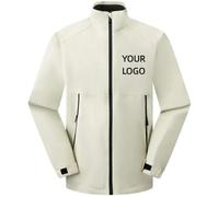 MYKDMCL Personalizada Al Aire Libre Camping Impermeable y Resistente Al Viento Hombres Mujeres Chaqueta Personalizada Impresa Logotipo De La Empresa Abrigo Casual Sudadera Color5,M
