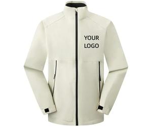 MYKDMCL Personalizada Al Aire Libre Camping Impermeable y Resistente Al Viento Hombres Mujeres Chaqueta Personalizada Impresa Logotipo De La Empresa Abrigo Casual Sudadera Color5,M