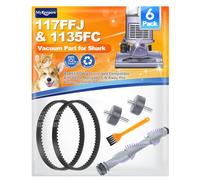 MyKEEPOW Cinturón de rodillo para cepillo para aspiradora compatible con Shark Navigator NV350 NV351 NV352 NV355 NV356 NV356E NV357 NV42 NV22 UV440 Lift-Away Aspiradora vertical, paquete de 1+2+2+1