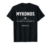 Mykonos Grecia Coordina el diseño de Viajes mediterráneos Camiseta