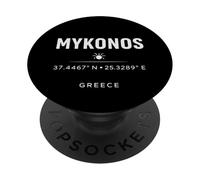 Mykonos Grecia Coordina el diseño de Viajes mediterráneos PopSockets PopGrip Adhesivo
