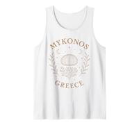 Mykonos Grecia Mystical Boho Beachcombing Sheller Camiseta sin Mangas