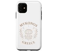 Mykonos Grecia Mystical Boho Beachcombing Sheller Carcasa para iPhone 11