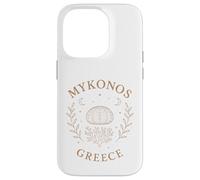 Mykonos Grecia Mystical Boho Beachcombing Sheller Carcasa para iPhone 14 Pro
