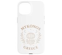 Mykonos Grecia Mystical Boho Beachcombing Sheller Carcasa para iPhone 15