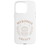 Mykonos Grecia Mystical Boho Beachcombing Sheller Carcasa para iPhone 15 Pro Max