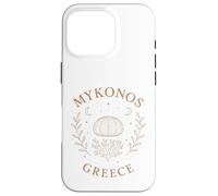 Mykonos Grecia Mystical Boho Beachcombing Sheller Carcasa para iPhone 16 Pro