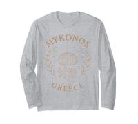 Mykonos Grecia Mystical Boho Beachcombing Sheller Manga Larga