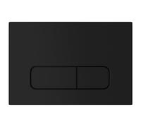 MYLAVABO Placa ES pulsador negro mate, apta para la serie SIGMA ES Geberit, Duofix UP320 / (111300005), 2 cantidaESs ES ESscarga