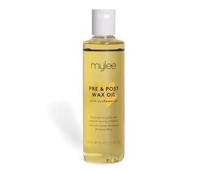 Mylee Aceite 2 en 1 Pre y Post Eliminación del Vello - Usar antes o después del afeitado, depilación con cera o depilación - Perfumado con aceites esenciales naturales - Fórmula ligera y fácil de