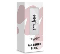 Mylee Bloque de lijado blanco para uñas, tratamiento de manicura profesional, lima de uñas para gel falso acrílico y uñas naturales, bloque de pulido para fácil preparación y extracción de esmalte de