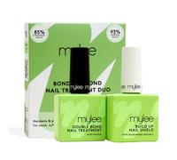Mylee Bond & Beyond Duo - Reparación de Queratina al 99% - Fortalece y Oculta en Uno - KeraBuild Technology con Biotina, AHA y PHA - Restaura y Protege las Uñas con un Acabado Translúcido - 2x13.5ml