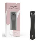 Mylee Cortaúñas profesional con estilo negro mate para cortar con precisión las uñas de los dedos y las uñas más grandes