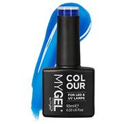 MYLEE Esmalte de Uñas en Gel Semipermanente 10 ml [Blue Lagoon ] UV/LED Nail Art Manicure Pedicure para Uso Profesional y Doméstico - Larga Duración y Fácil de Aplicar