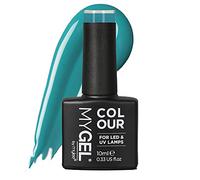 MYLEE Esmalte de Uñas en Gel Semipermanente 10 ml [The Real Teal ] UV/LED Nail Art Manicure Pedicure para Uso Profesional y Doméstico - Larga Duración y Fácil de Aplicar