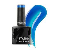 Mylee Esmalte de Uñas Gel Semipermanente 8ml [Blue Lagoon] - Manicura y Pedicura UV/LED, Uso Profesional y Doméstico, Larga Duración, Fácil de Aplicar [Neon Range] Vegan & Cruelty Free
