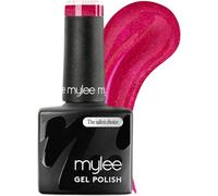 Mylee Esmalte de Uñas Gel Semipermanente 8ml [Kiss The Season] - Manicura | Pedicura UV/LED, Uso Profesional y Doméstico, Larga Duración, Fácil de Aplicar [Fine Glitter Range] Vegan & Cruelty Free
