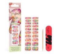 Mylee Gel Nail Wraps [Modern Masterpiece] - Adhesivos de gel pre-curado para una manicura instantánea, Sin lámpara, sin desconchones, acabado brillante, Larga duración, Fácil de aplicar