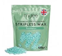 Mylee Kit de Cera Avanzado Sin Bandas - Eucalipto para la Depilación | Perlas de Cera Dura con Aroma - Para Cara, Cuerpo, Bikini, y Depilación Íntima - Para Mujeres y Hombres