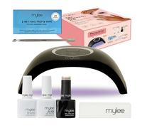 Mylee Kit de Esmalte de Uñas en Gel Semipermanente Para Principiantes - Set Profesional Para El Cuidado De Las Uñas En Casa - Incluye Lámpara LED, Esmalte De Gel, Capa Base, Capa Superior Y Accesorios