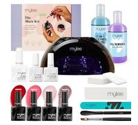 Mylee Kit Uñas Semipermanentes Profesional (Main) - Lámpara LED Grande, 4 Esmaltes, Gel Constructor, Top y Base, Preparador y Removedor - Kit Manicura Semipermanente, Set Regalo Mujer