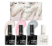 Mylee Marble Quad - 3x Esmaltes en Gel Semipermanente 10ml + 1x Blooming Gel 15ml para Nail Art de Acuarela con Efecto Mármol, Manicura UV/LED Soak-Off para Salón y Casa - Duradero y Fácil de Aplicar